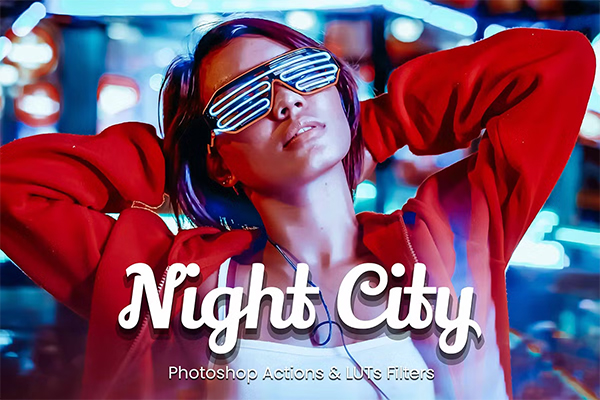 Night City Photoshop Action Night City Photoshop Action