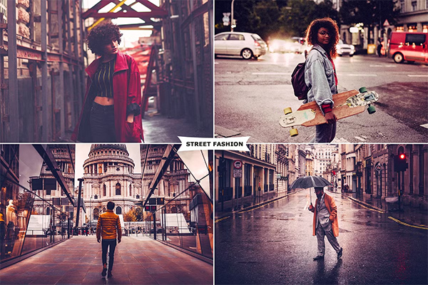 Street Fashion Photoshop Actions Design