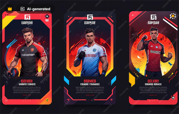 Free Game Day Esports Card Template