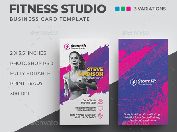 Fitness Business Card