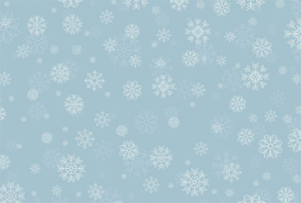 Christmas Colorful Snowflake Frame Template