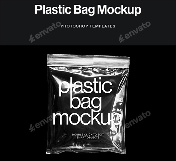 Plastic Bag Mockup Template