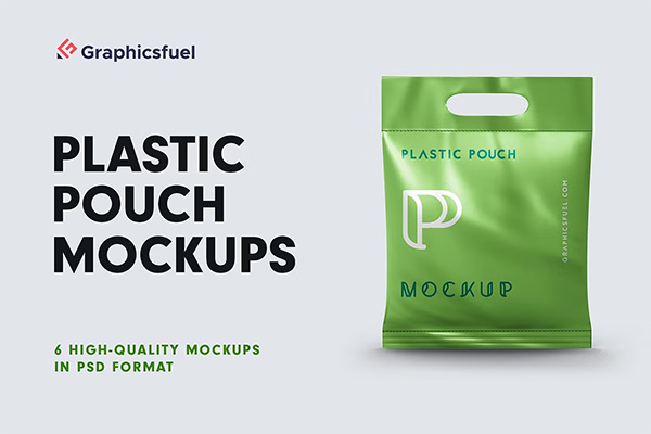 Packaging Plastic Pouch Mockups