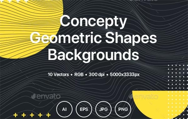 Abstract Geometric Shapes Backgrounds