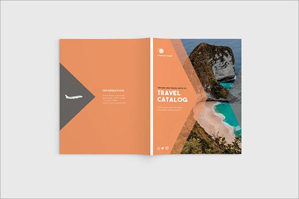 Travel Catalogue Brochure PSD Template