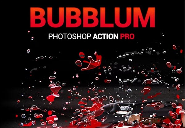 Bubbles Dispersion Photoshop Action