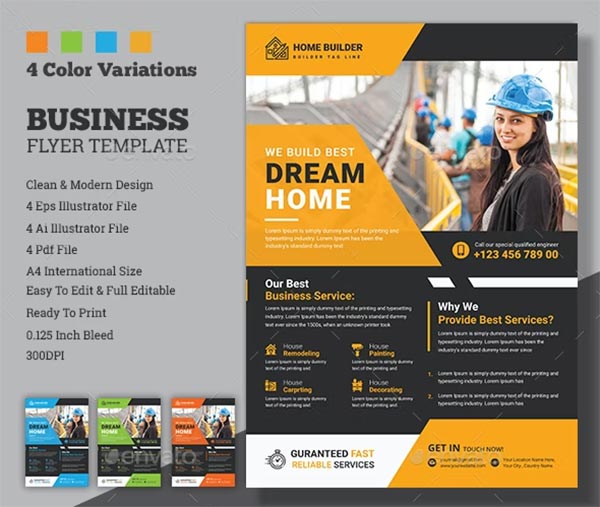 Construction Professional Flyer Template