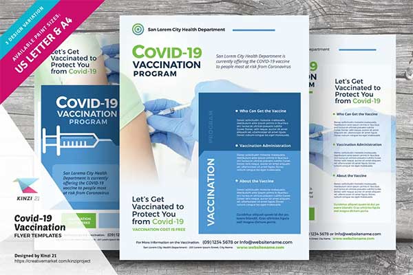 Vaccination Event Flyer Templates