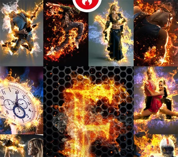 Fire Effects Photoshop Bundle