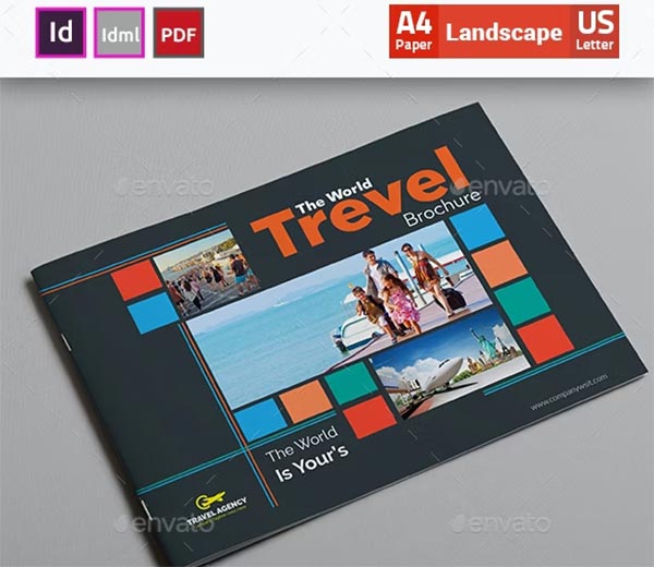 Travel Agency Brochure Or Catalog Template