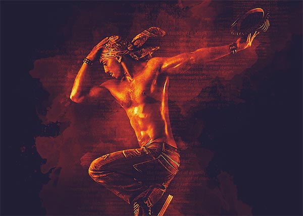Fire Paint Photoshop Action