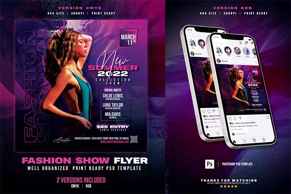 Fashion Show Summer Collection Flyer