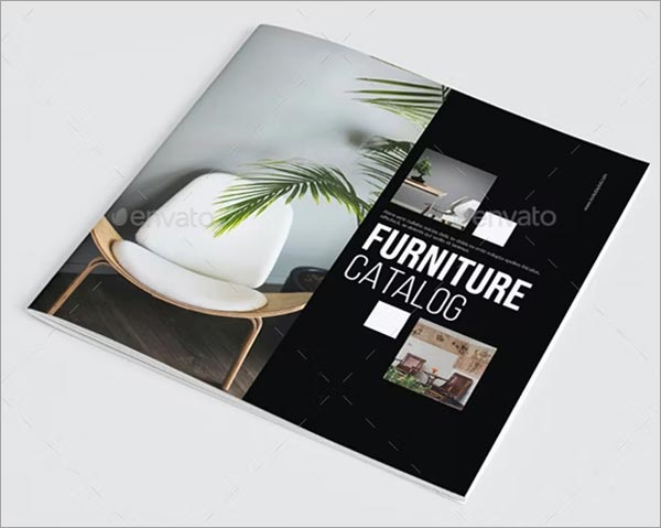 Furniture Catalog Template Design