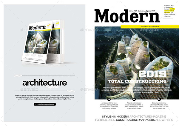 Architecture Magazine PSD Template