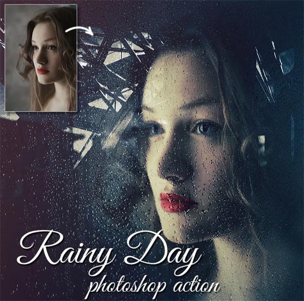 Rainy Day Photoshop Action
