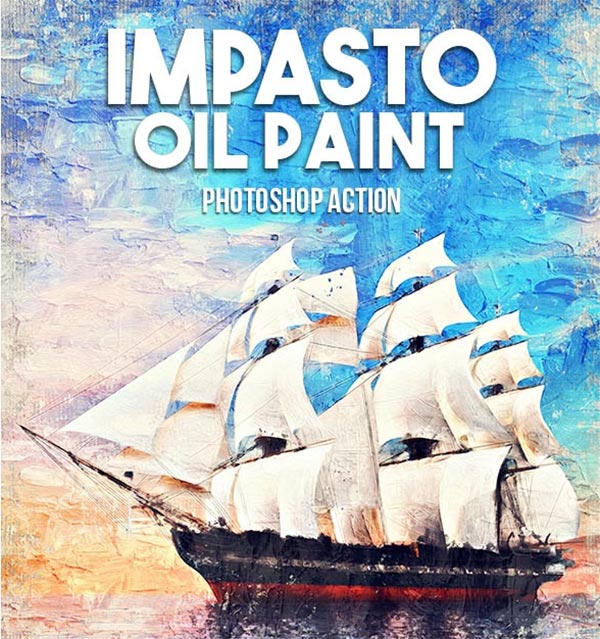 Impasto Oil Paint Photoshop Action