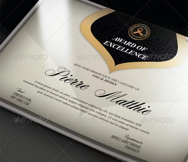 Multipurpose Modern Print Certificate