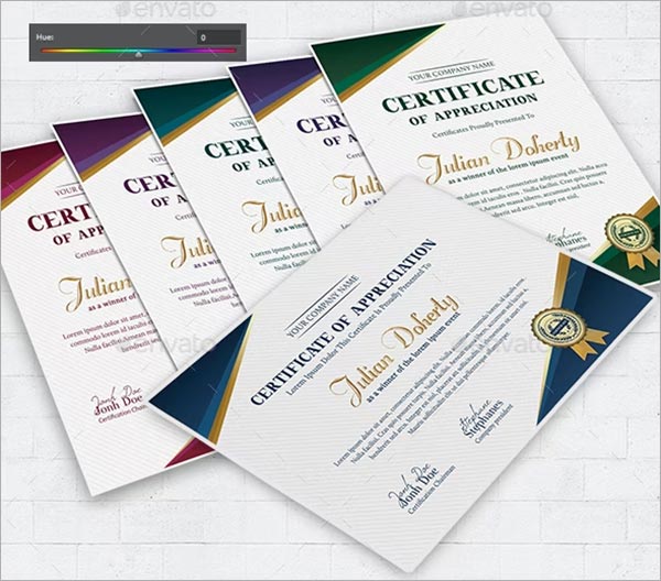 Modern Multipurpose Template Certificates 