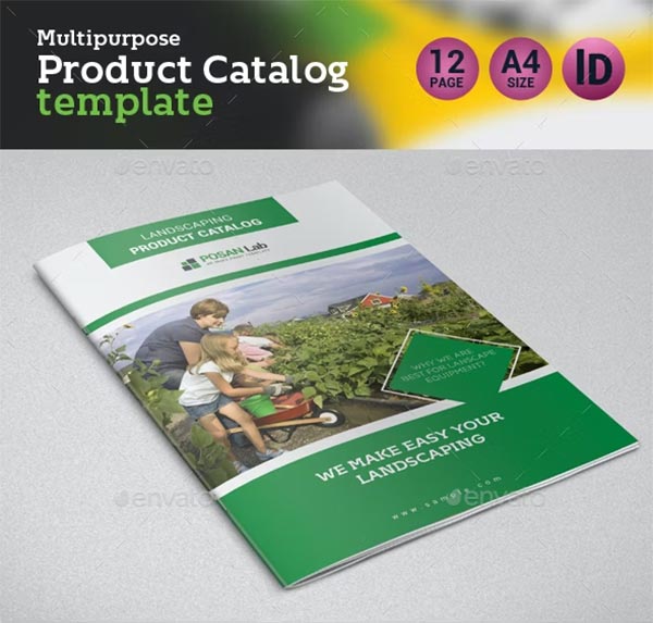 Product Catalog PSD Template Design