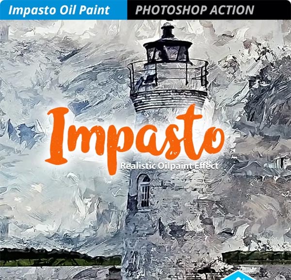 Impasto Oil Paint Effect Photoshop Actions