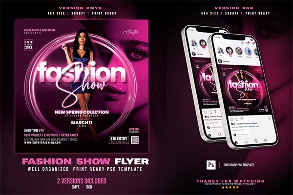 Fashion Show Spring Collection Flyer