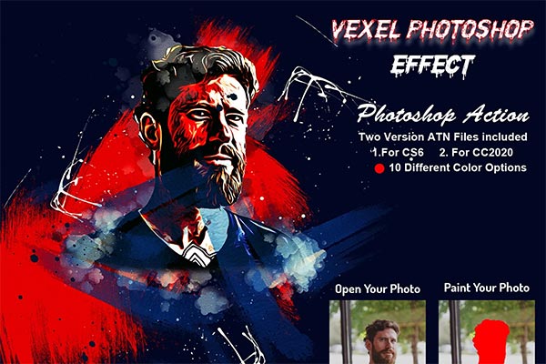 Vexel Photoshop Effect