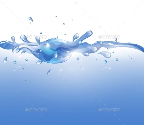Water Background Illustration Template