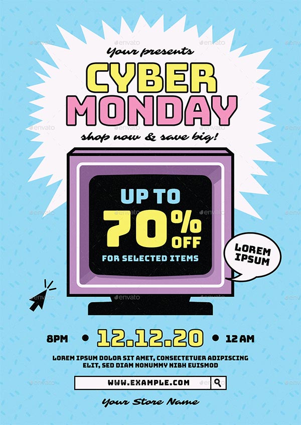 Cyber Monday Event Flyer