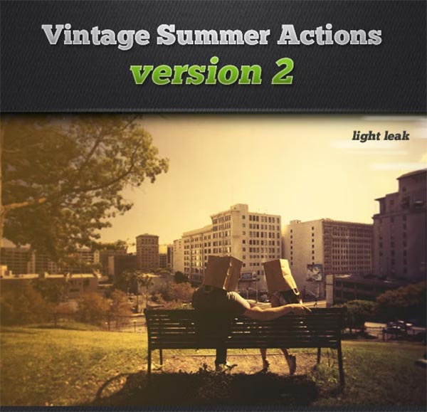 Vintage Summer Photo Actions