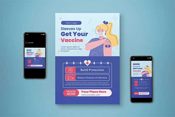 Get Your Vaccine Flyer Set