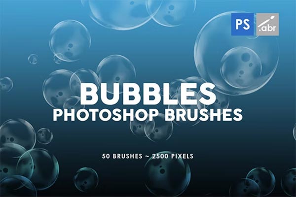 Bubble Photoshop Stamp Brushes