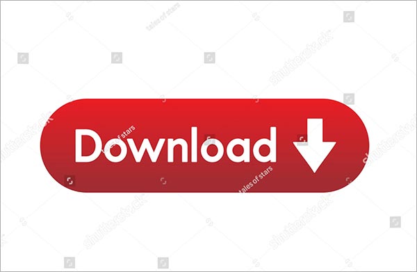 Red Icon Download Button Template
