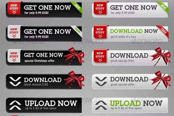 Special Christmas Download Button Pack