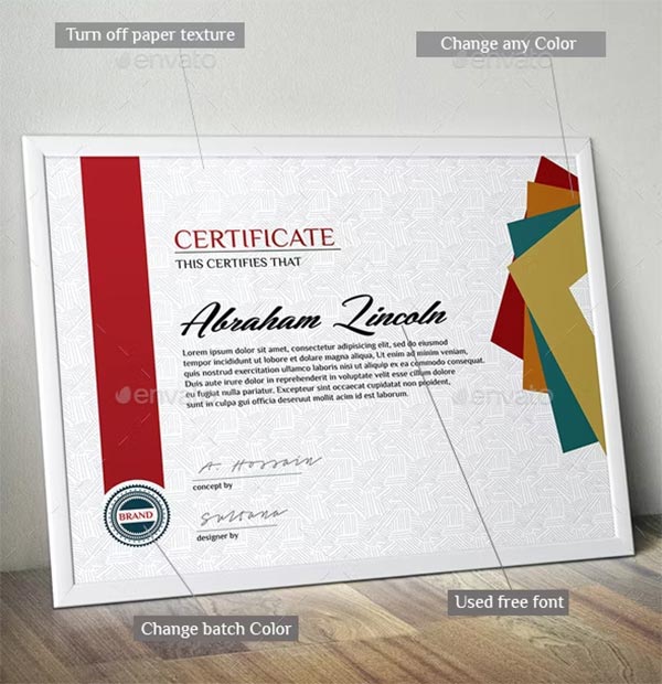 Simple Multipurpose Certificate Print Ready Template