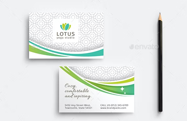 Yoga Studio Business Card Templates