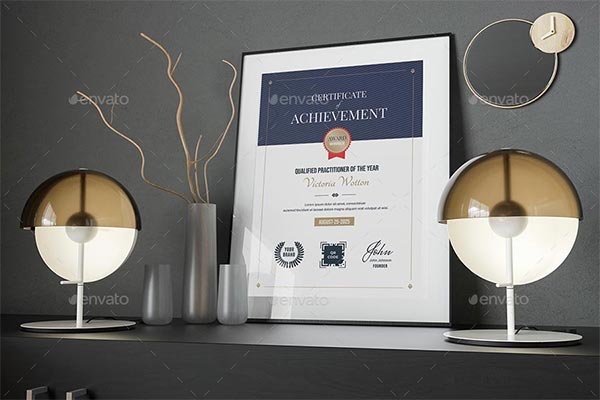 Clean & Modern Certificate Template