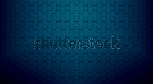 Dark Blue Hexagonal Clear HD Background