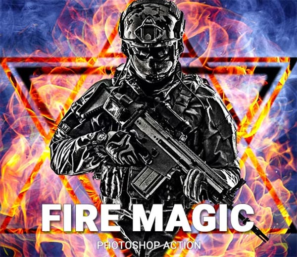 Fire Magic Photoshop Action