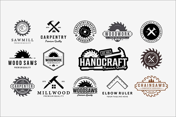 Carpentry Vector Logo Bundle