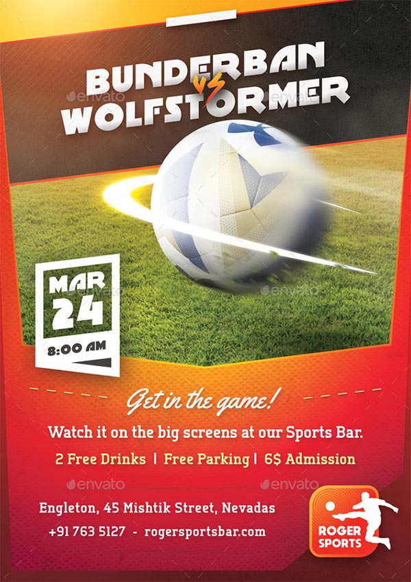 Football & Soccer All Events Flyer