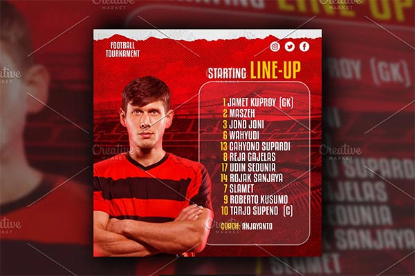 Soccer Photoshop Flyer Template