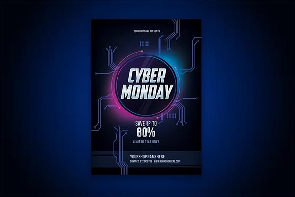 Cyber Monday Flyer templates