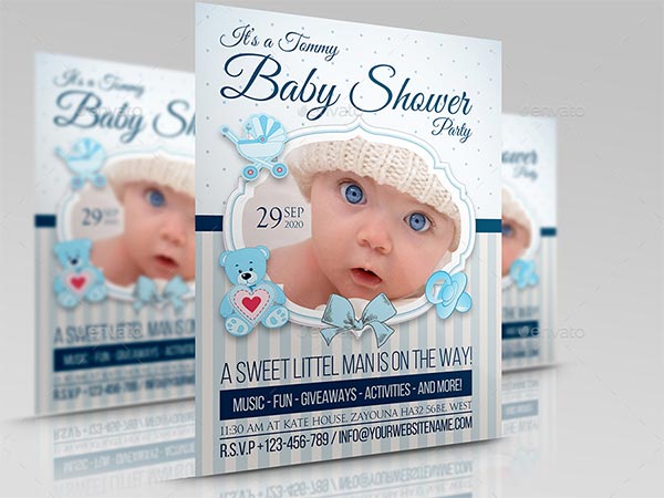 Baby Shower Event Flyer Templates