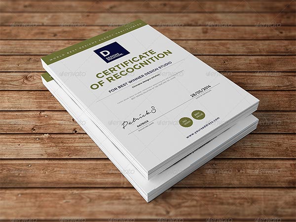 Multipurpose Clean Styles Certificates