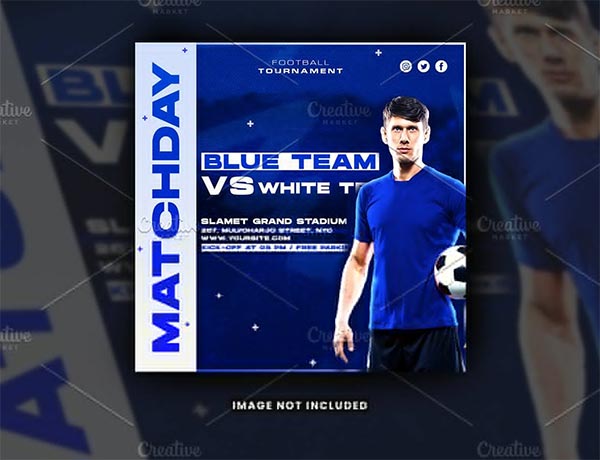 Soccer Matchday Flye Template