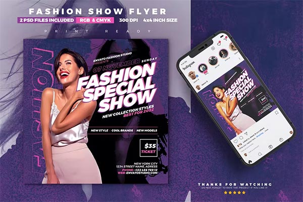 Fashion Show  Special Event Flyer Template
