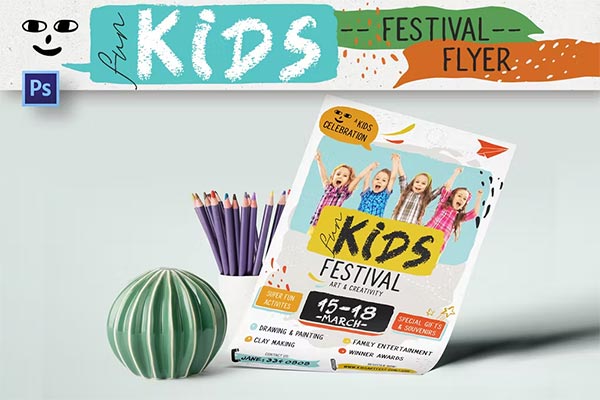 Fun Kids Festival Flyer Template