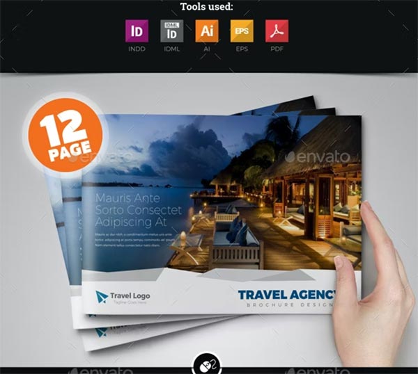 Travel Agency Brochure Catalog Template