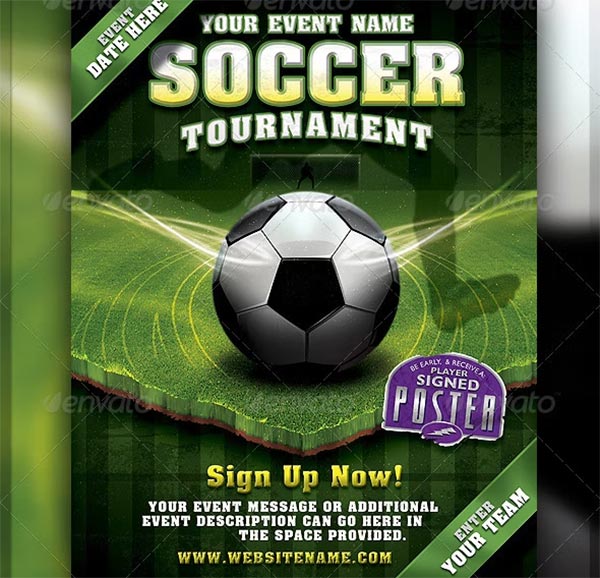 Soccer Tournament Flyer Event Template