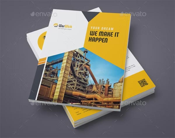 Construction 8 Pages  Brochure Template